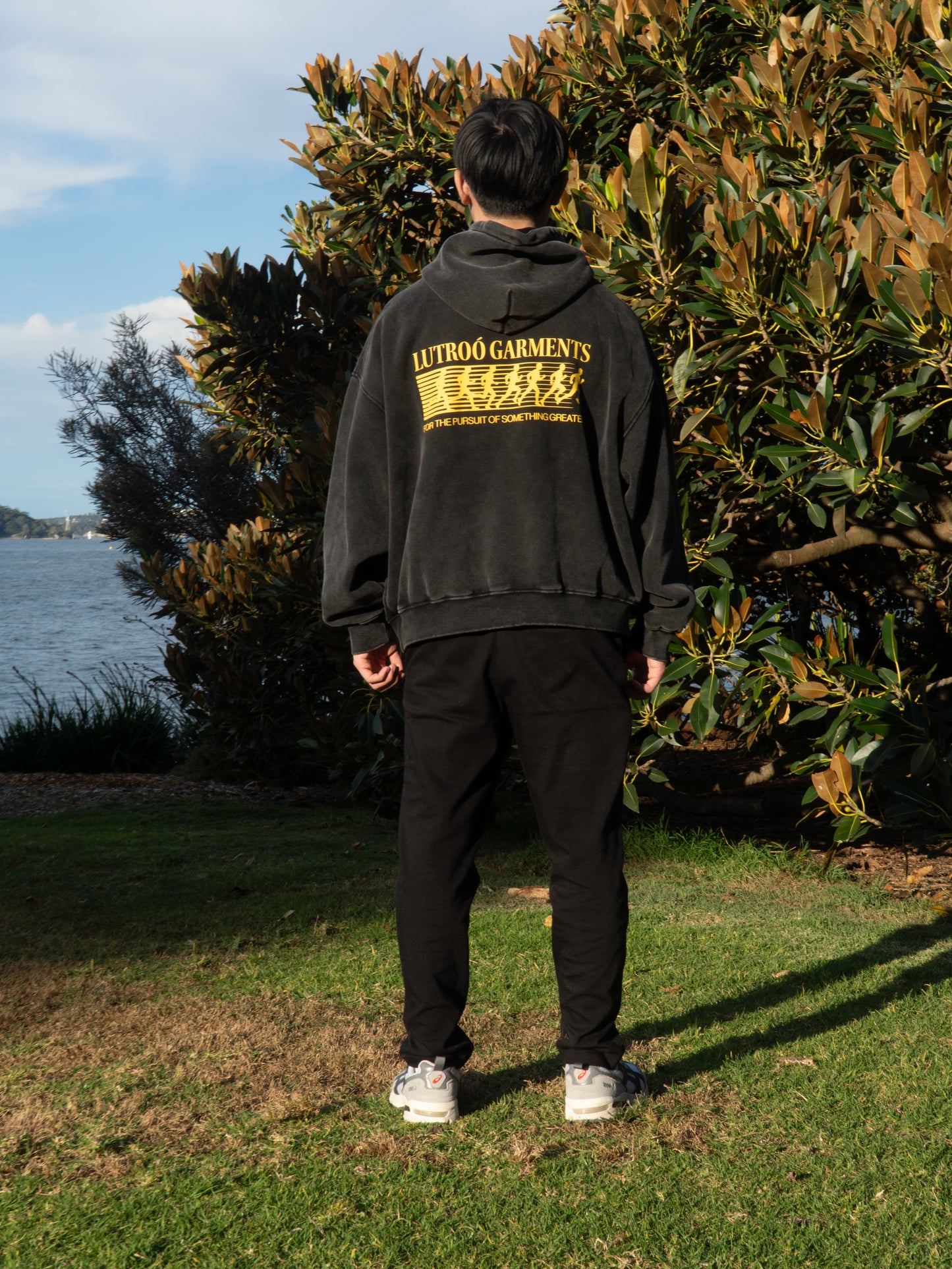 Ash Black Oversized Hoodie