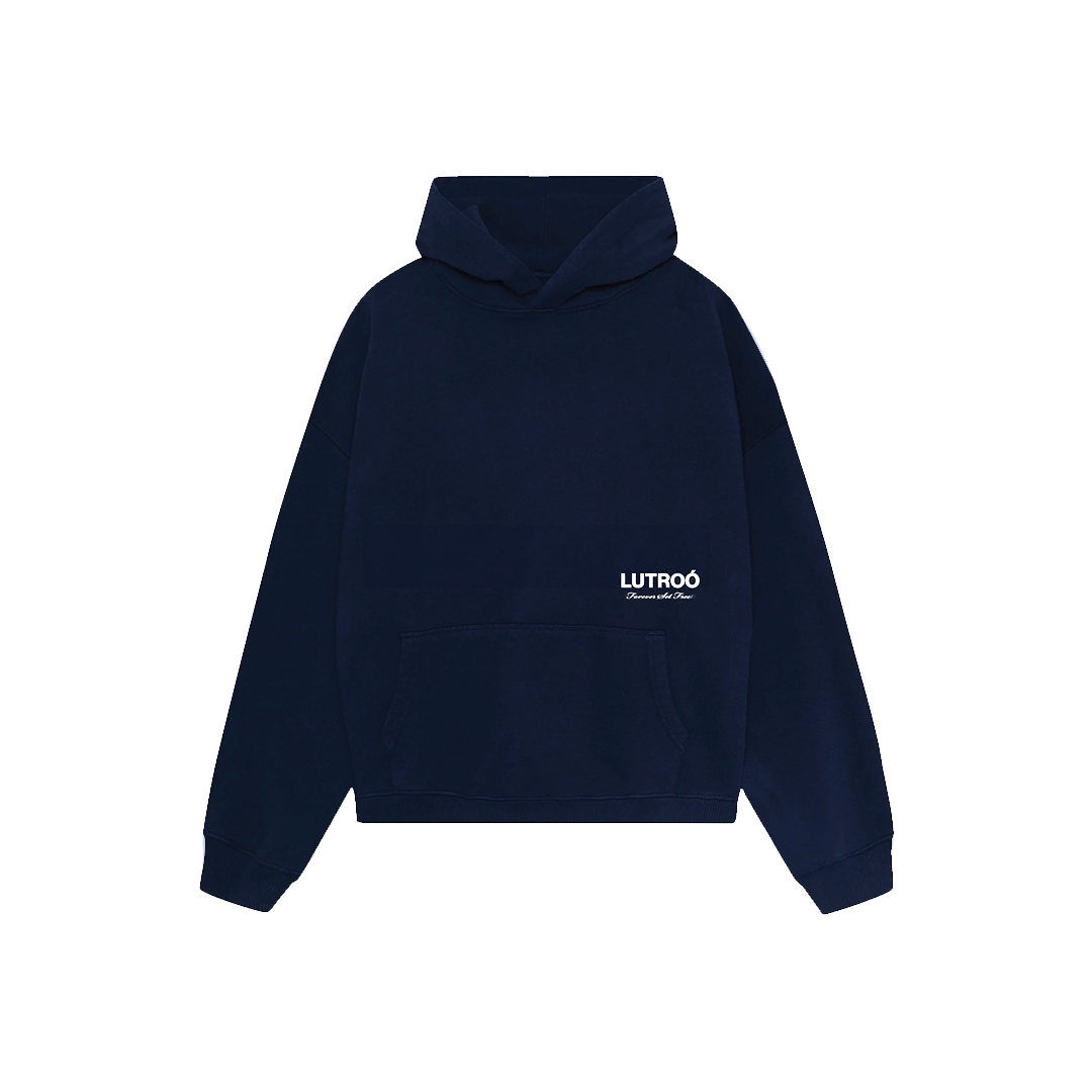 STORM NAVY OVERSIZED HOODIE