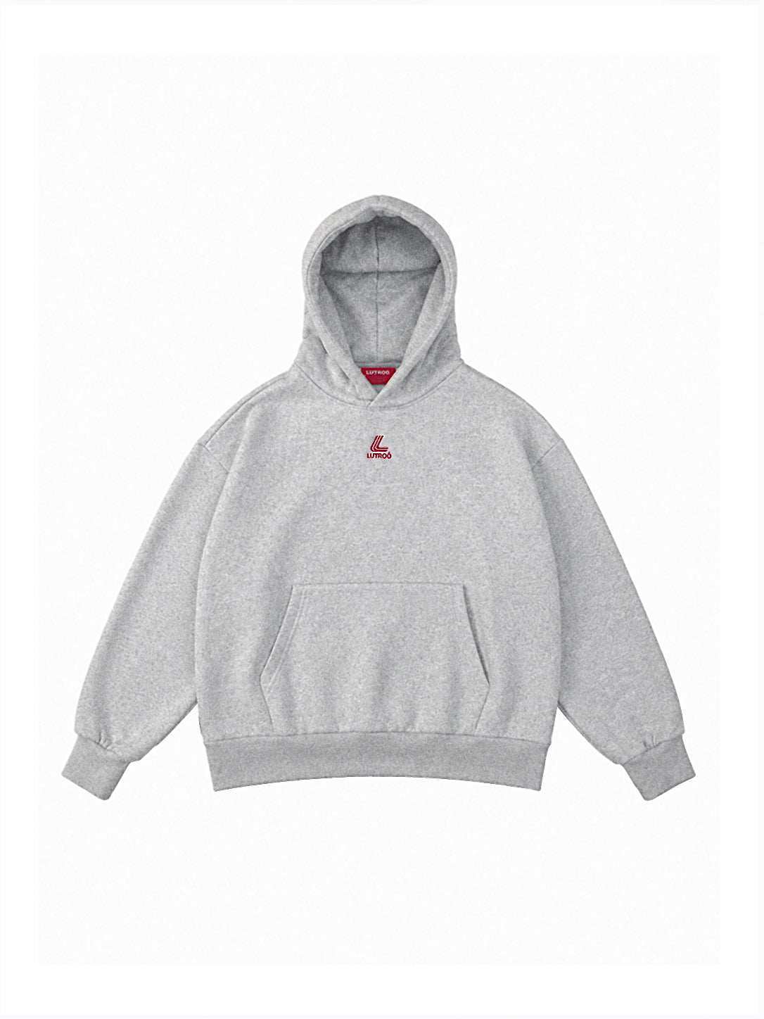 Race Heather Grey Oversized Hoodie
