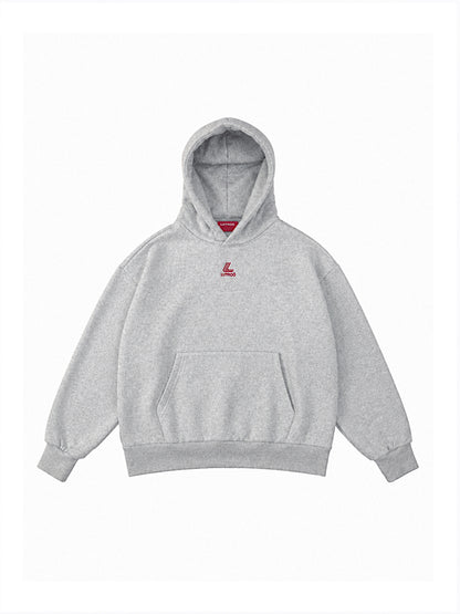 Race Heather Grey Oversized Hoodie