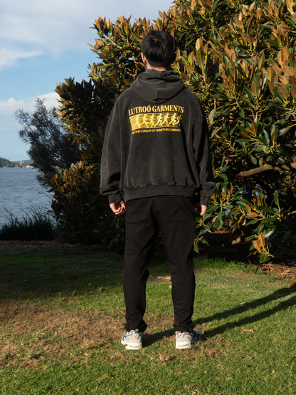 Ash Black Oversized Hoodie