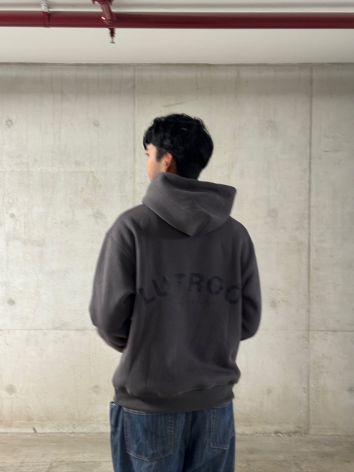 SHADOW GREY OVERSIZED HOODIE