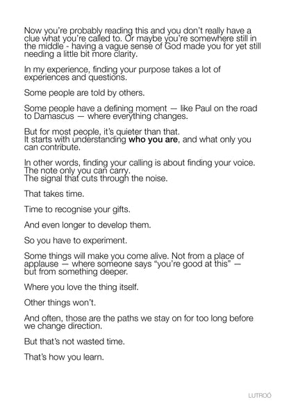 The Purpose Blueprint