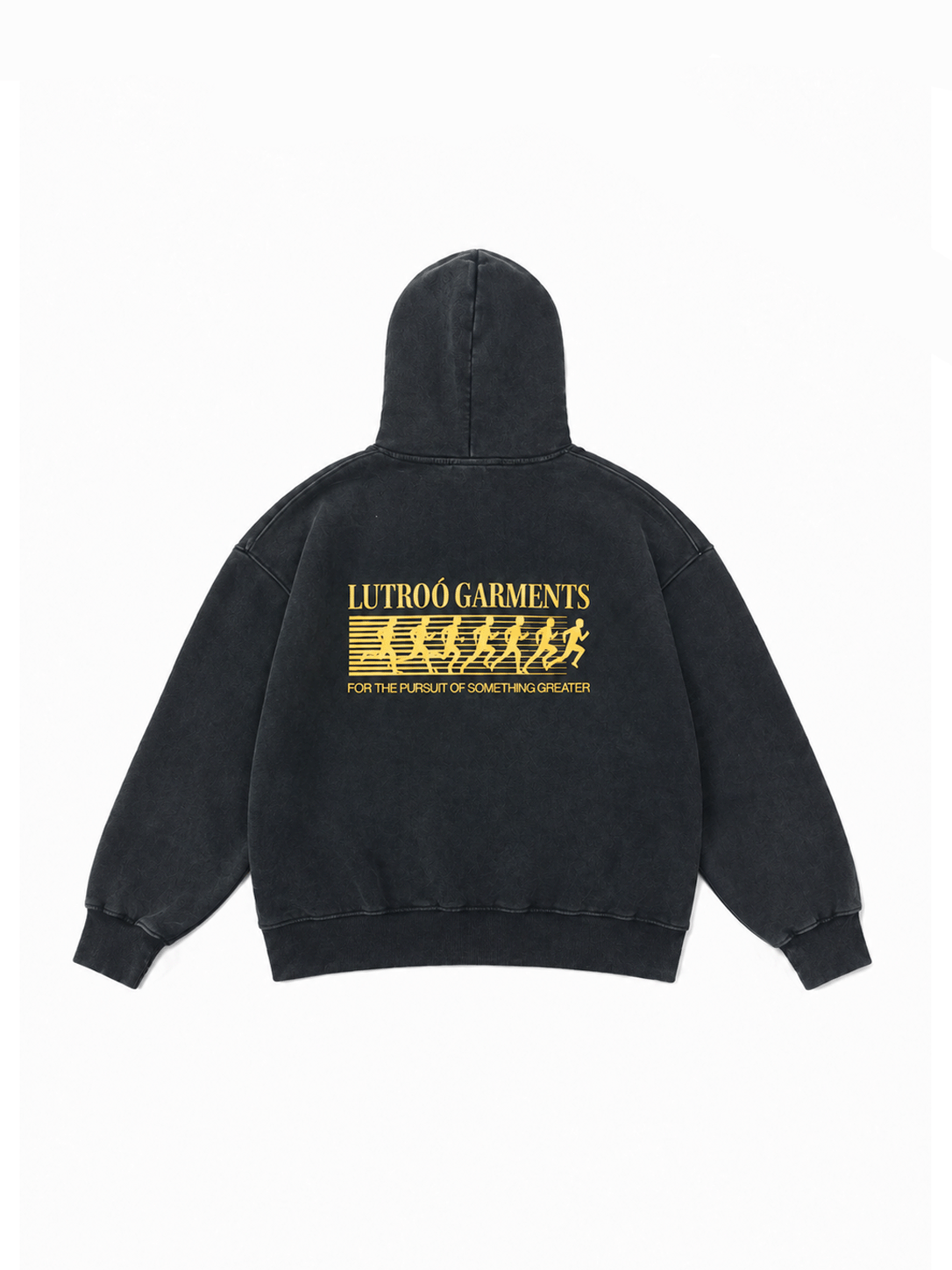 Ash Black Oversized Hoodie