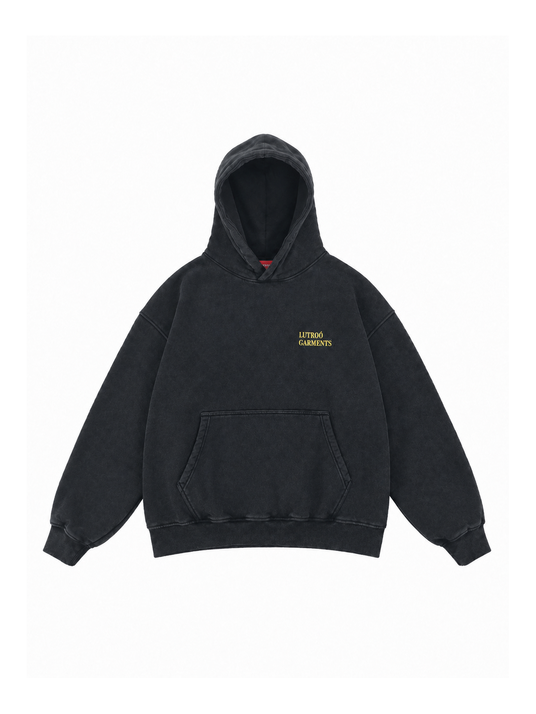 Ash Black Oversized Hoodie