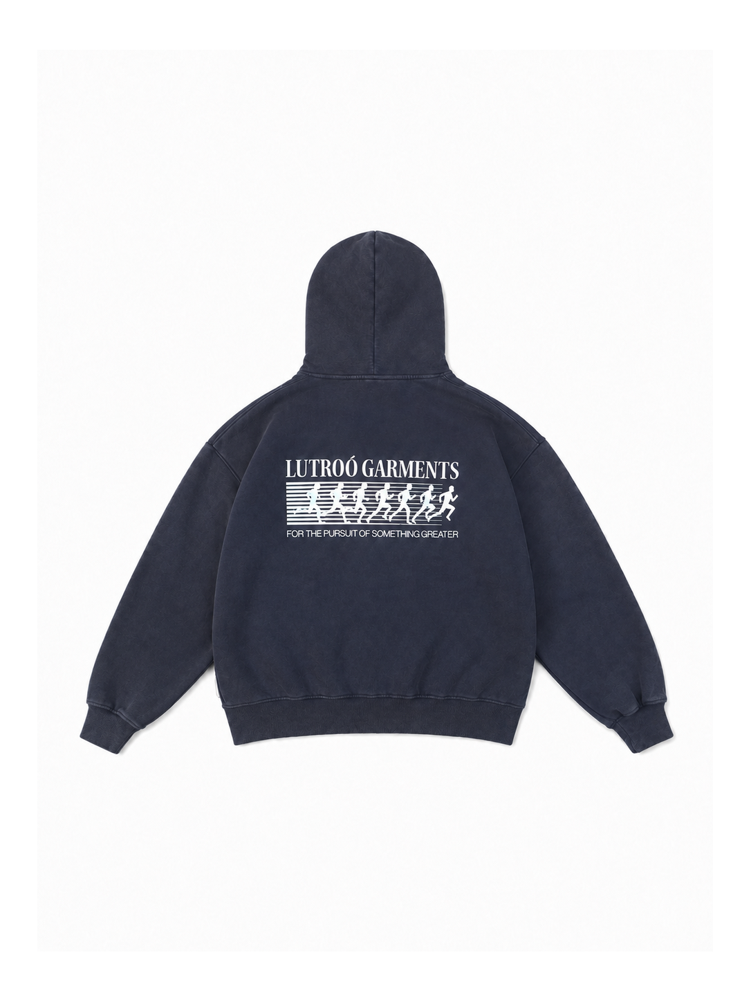 Washed Navy Oversized Hoodie