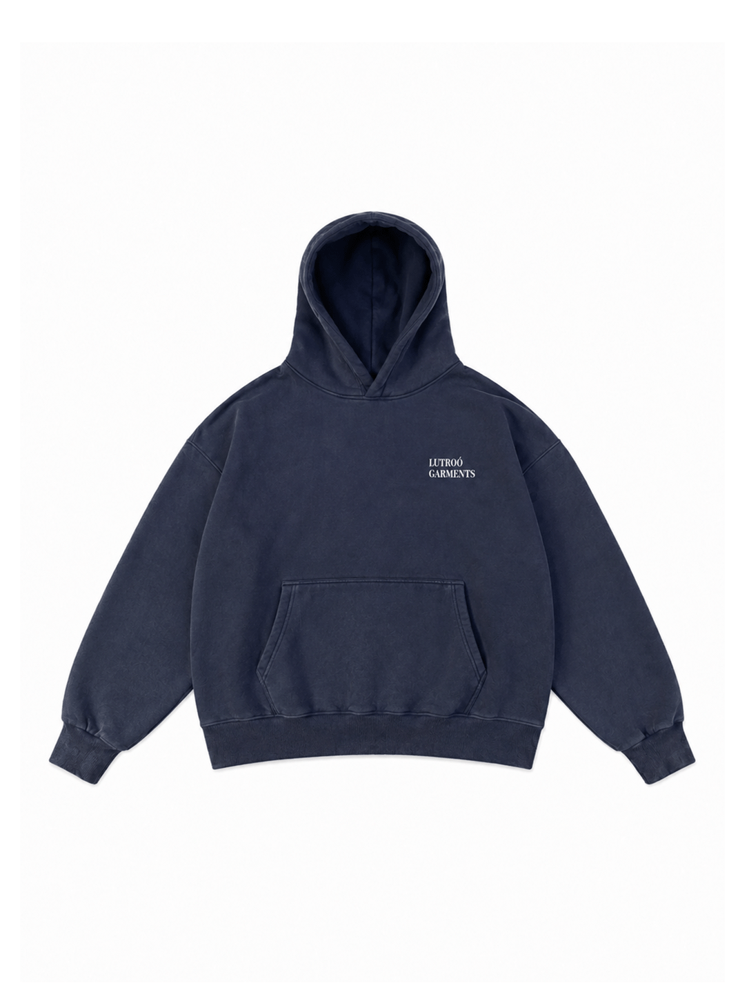Washed Navy Oversized Hoodie