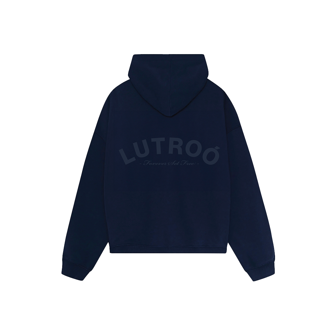 STORM NAVY OVERSIZED HOODIE