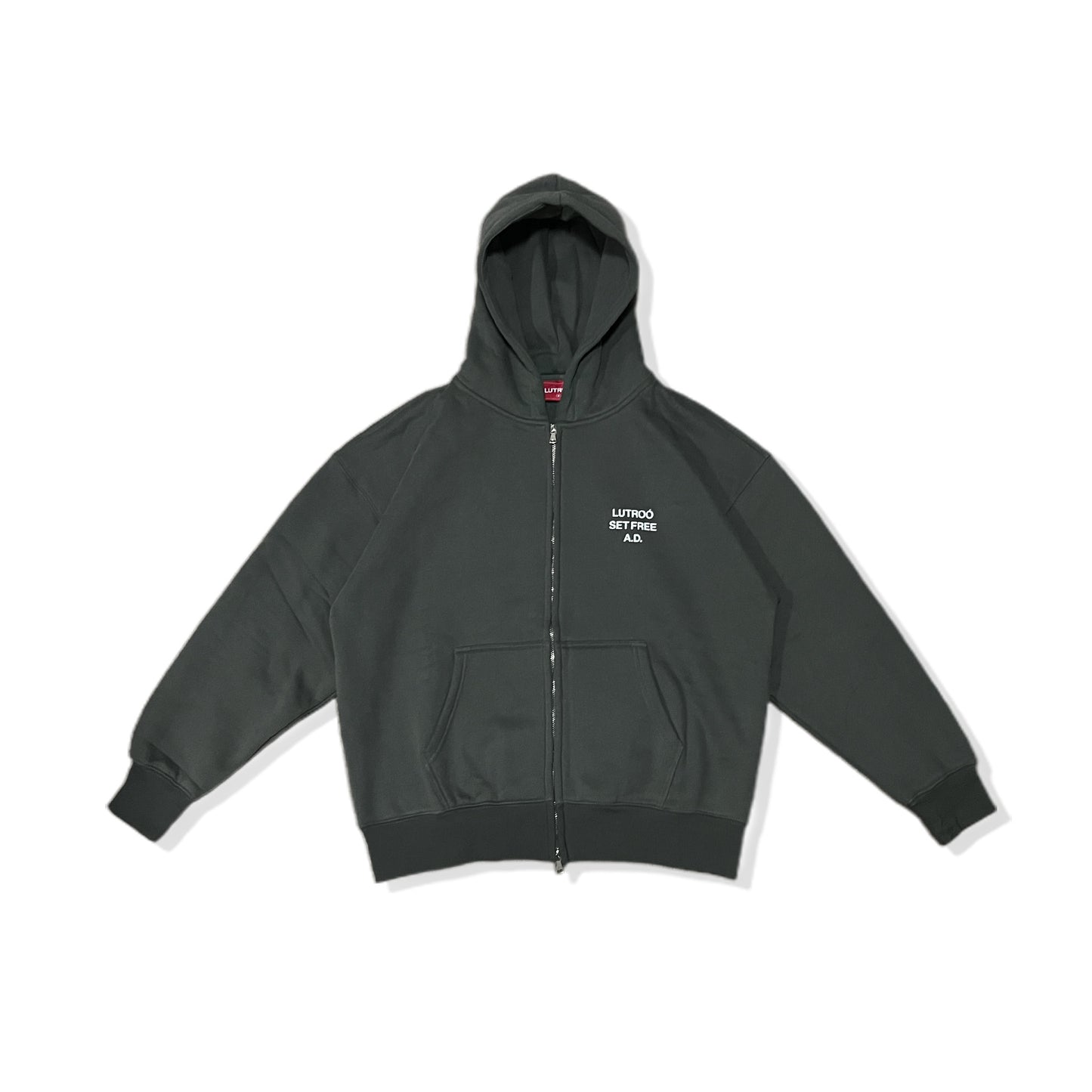 Cornerstone Grey Zip Hoodie